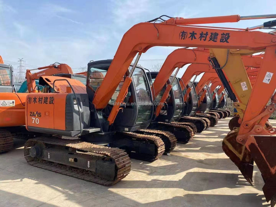 ฮิตาชิ ขายร้อน ขายดีที่สุด มินิขุด HITACHI ZX70 ที่มาญี่ปุ่น มือสอง ไฮดรอลิก Crawler Excavator ในสภาพดี