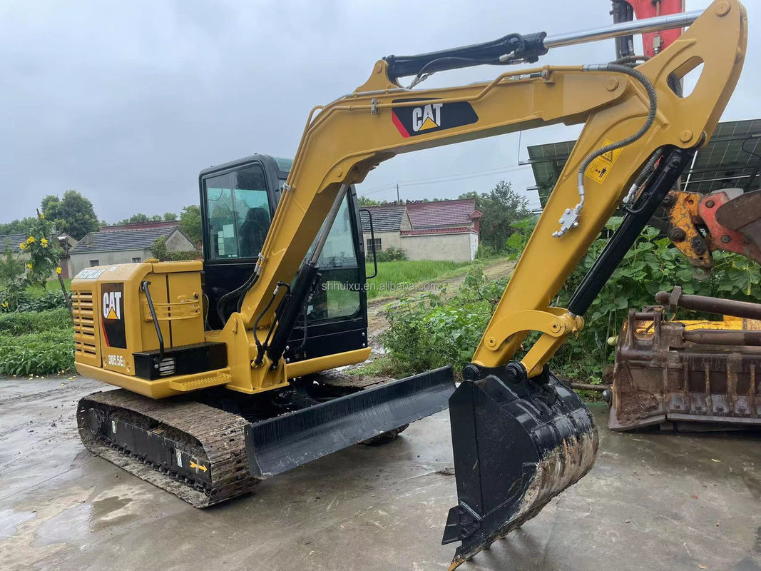 CAT MACHINE เวอร์ชั่นใหม่ของญี่ปุ่น ของแท้ ใช้เครื่องขุดขนาดเล็ก CAT 305.5E 5.5TON Excavator ด้วยสายไฮดรอลิก
