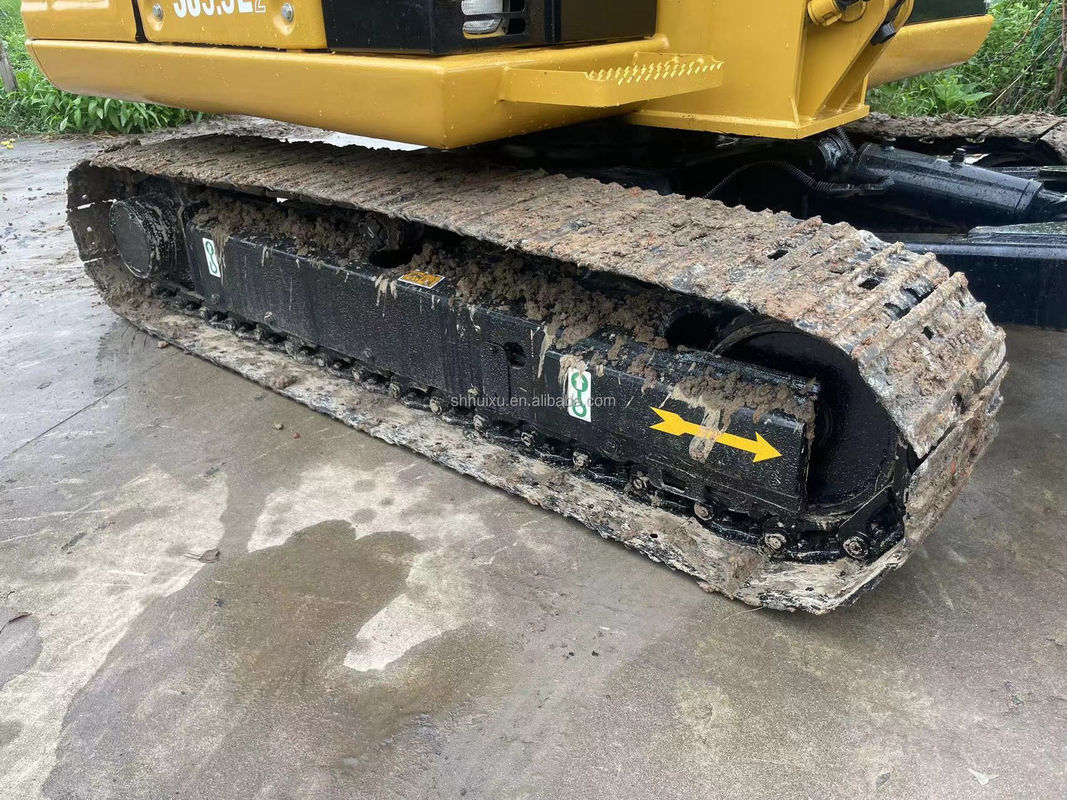 CAT MACHINE เวอร์ชั่นใหม่ของญี่ปุ่น ของแท้ ใช้เครื่องขุดขนาดเล็ก CAT 305.5E 5.5TON Excavator ด้วยสายไฮดรอลิก