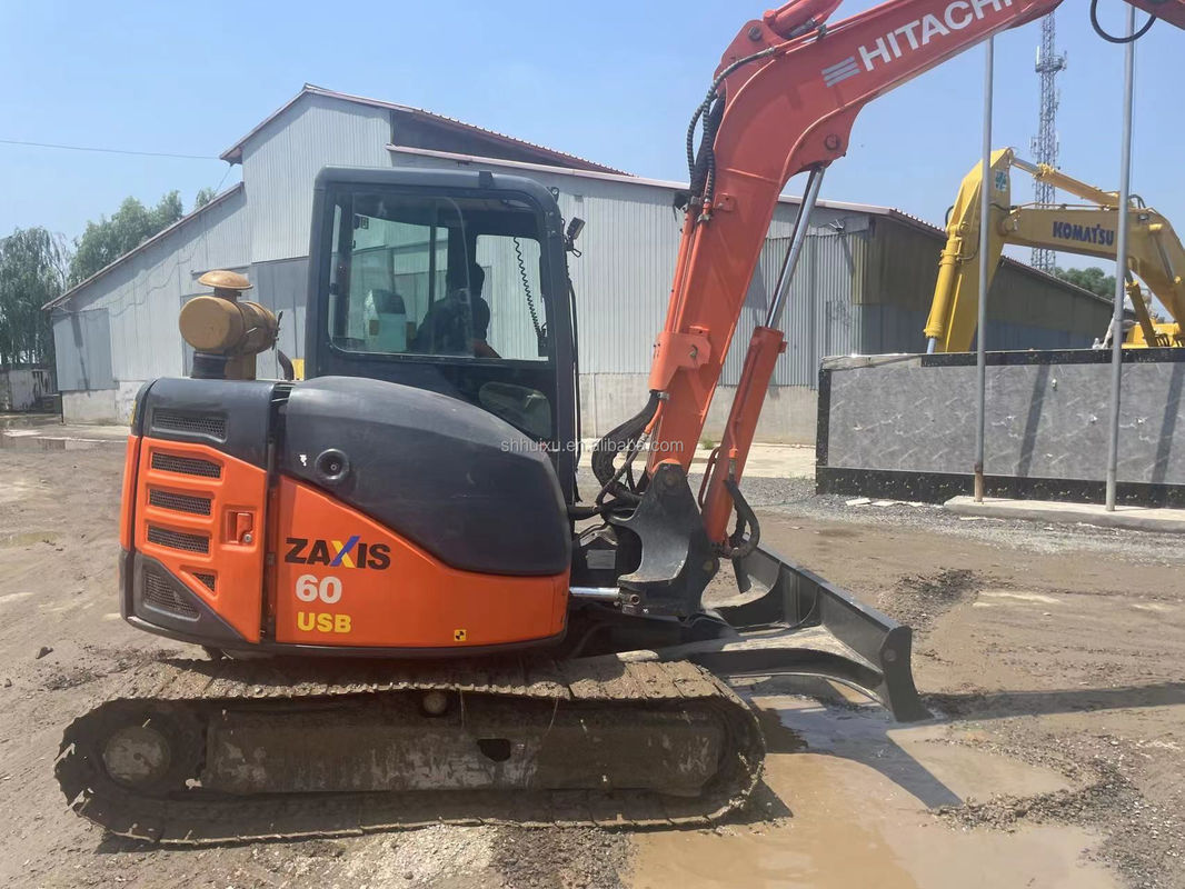 ฮิตาชิในสต็อคใช้ ฮิตาชิ mini excavator zx60 ญี่ปุ่น 2000 /ใช้ mini digger ฮิตาชิ ZX60 ราคาถูก