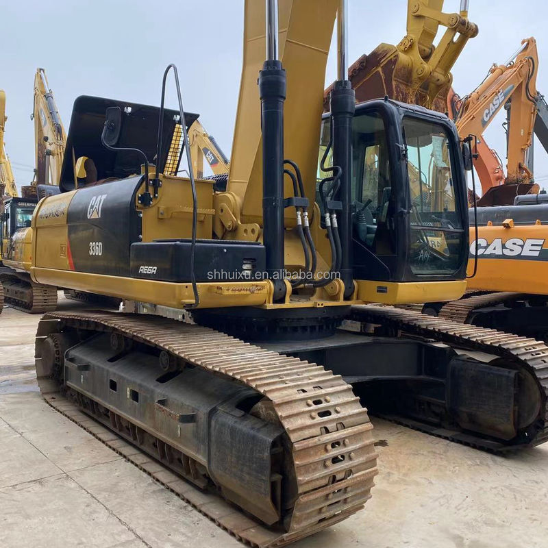 Caterpillar 336d 336b 336dl เครื่องขุดถังมือสอง เครื่องขุดถังไฮดรอลิก CAT336D สภาพดี Caterpillar ในคลัง