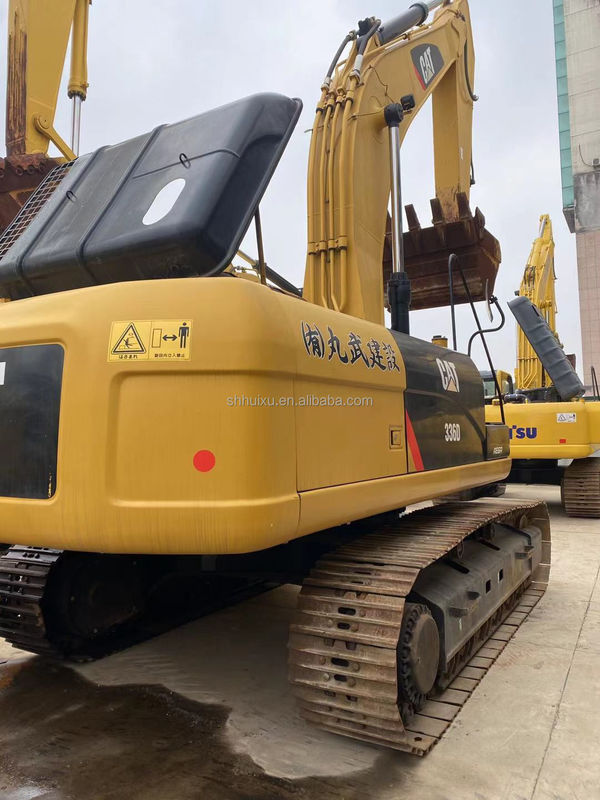 Caterpillar 336d 336b 336dl เครื่องขุดถังมือสอง เครื่องขุดถังไฮดรอลิก CAT336D สภาพดี Caterpillar ในคลัง
