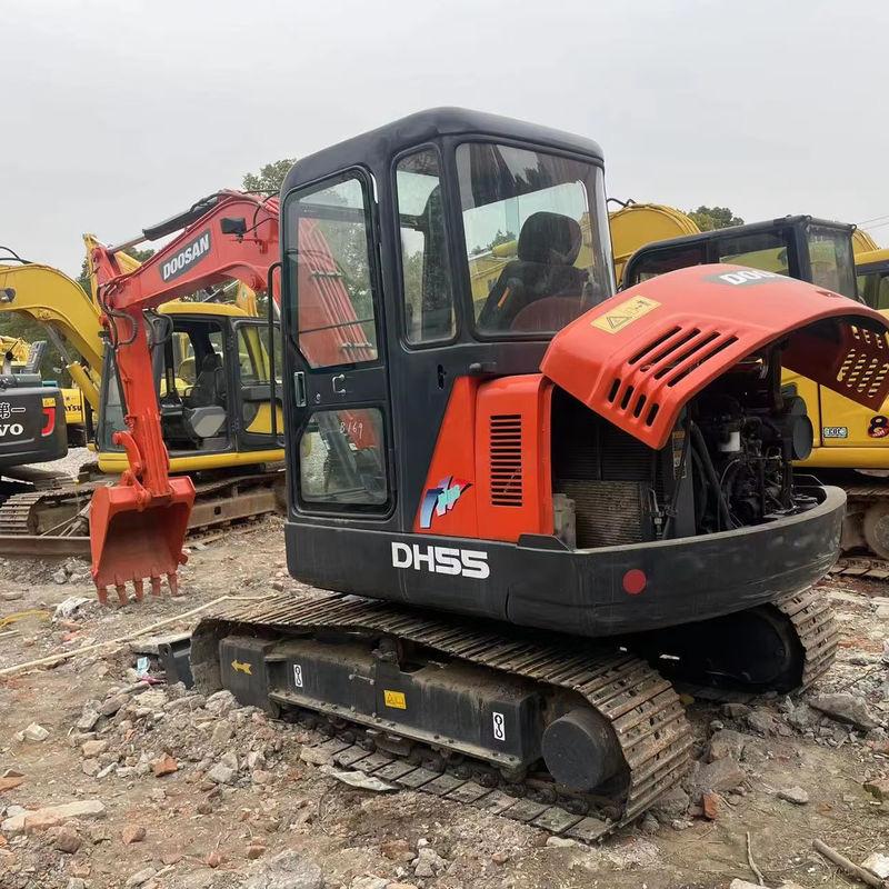 sed เครื่องขุดกระเป๋าสตางค์ MINI DOOSAN DH55 DX60/ เครื่องขุดกระเป๋าสตางค์ขนาดเล็กประหยัดเชื้อเพลิงของแบรนด์เกาหลีใช้ถูกในการซ่อมแซมและขุด