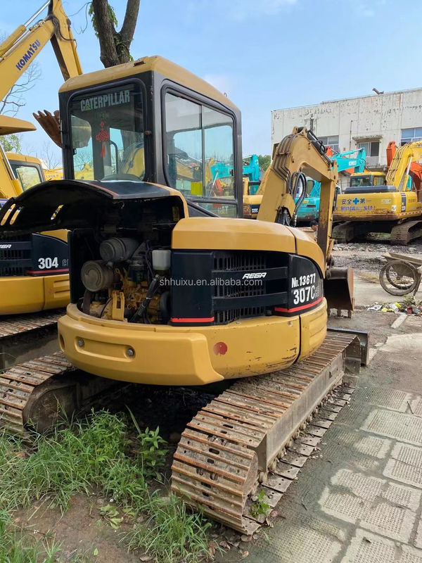 สาขากําเนิดญี่ปุ่น มือสอง เครื่องขุดไฮดรอลิกแคร์เลอร์คุณภาพดี CAT307C 7T/เครื่องขุดขนาดเล็ก CAT307C ราคาถูก