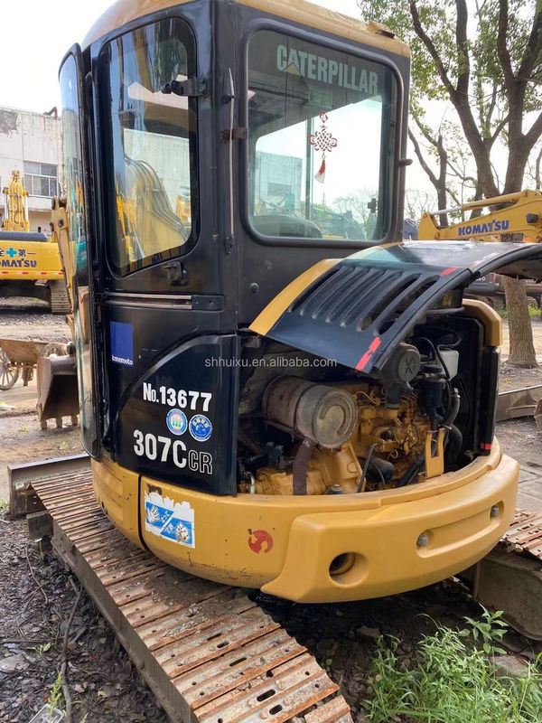 สาขากําเนิดญี่ปุ่น มือสอง เครื่องขุดไฮดรอลิกแคร์เลอร์คุณภาพดี CAT307C 7T/เครื่องขุดขนาดเล็ก CAT307C ราคาถูก