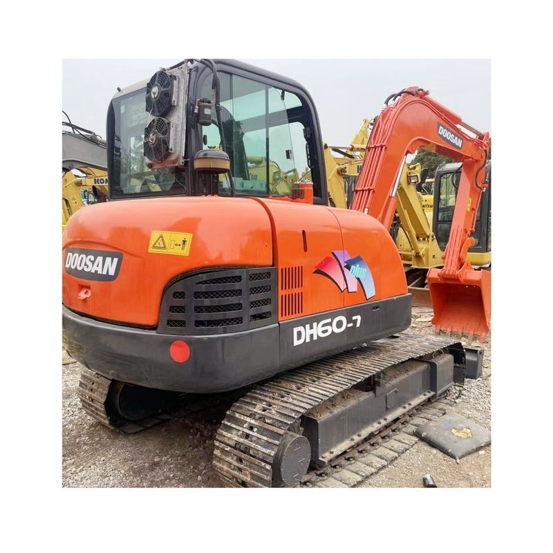 ขายดีของมือสอง excavator Doosan DX60 excavator ใช้ crawler digger doosan DH60 ราคาโรงงานขาย