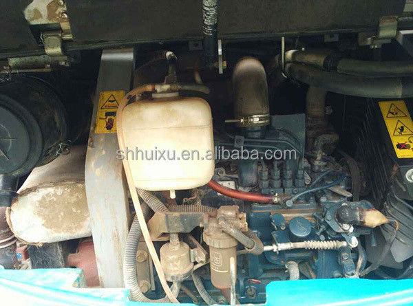 เครื่องขุดถังของญี่ปุ่น คุณภาพใช้ Kubota 155 ขนาดเล็ก 5.5 ตัน มินิมือสอง เครื่องขุดถัง crawler กับใบมีดและสายตัด