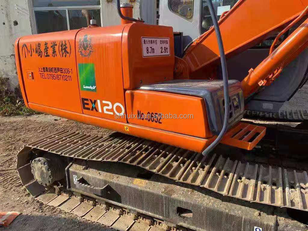 ฮิตาชิในคลัง ขายดีที่สุด ฮิตาชิ EX120 มือสอง เครื่องขุดไฮดรอลิก/เครื่องขุดมือสอง ฮิตาชิ EX120 ราคาถูก