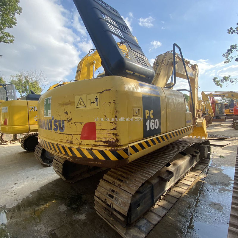 โคมาตซู 16 ตัน ที่ดีที่สุดเดิมใช้ญี่ปุ่น โคมาตซู PC160 เครื่องขุดพ่วง โคมาตซู Excavator