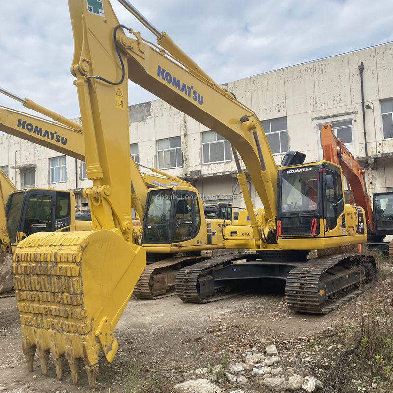 Komatsu การดําเนินงานง่าย เครื่องขุดวิศวกรรม 24 ตัน ใช้ komatsu PC240 เครื่องขุดไฮดรอลิก Komatsu Excavator