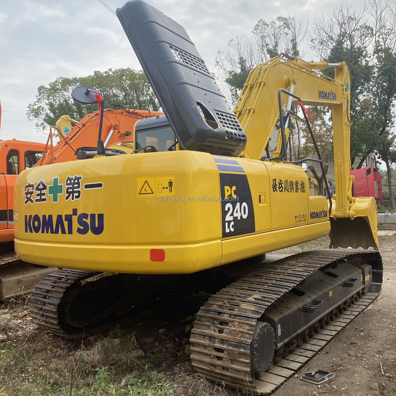 Komatsu การดําเนินงานง่าย เครื่องขุดวิศวกรรม 24 ตัน ใช้ komatsu PC240 เครื่องขุดไฮดรอลิก Komatsu Excavator