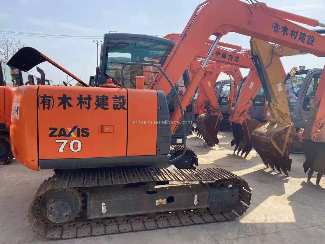ฮิตาชิ ขายร้อน คุณภาพสูง ฮิตาชิ ZX70 มือสอง เครื่องขุดไฮดรอลิก/เครื่องขุดเล็ก มือสอง ฮิตาชิ ZX70 ราคาถูก