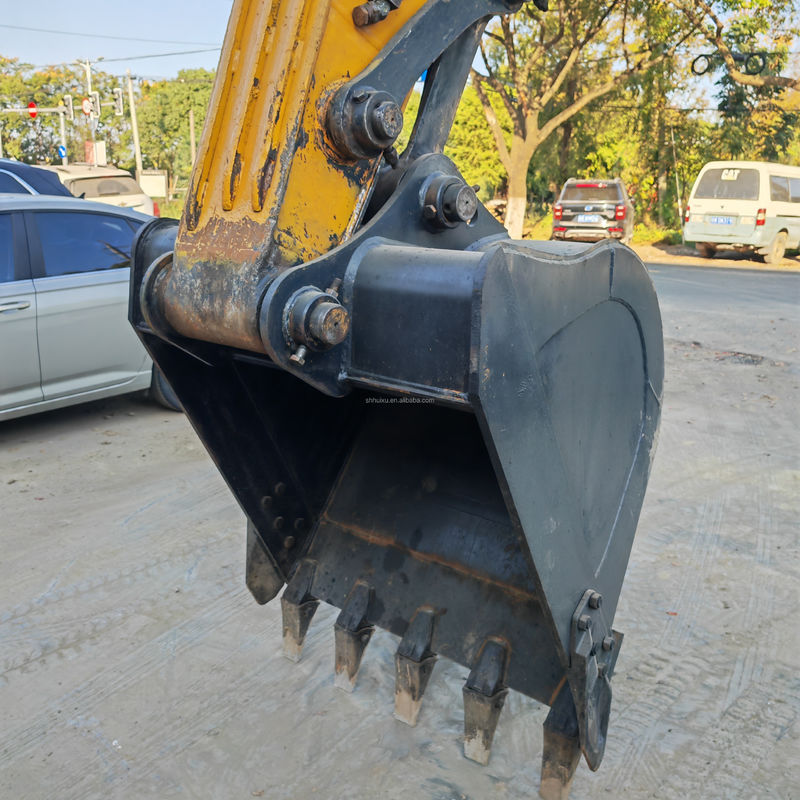 ล้อมือสอง Hyundai 210-7 Excavator พลังการขุดสูง เครื่องยนต์เดิม Hyundai Wheel Excavator
