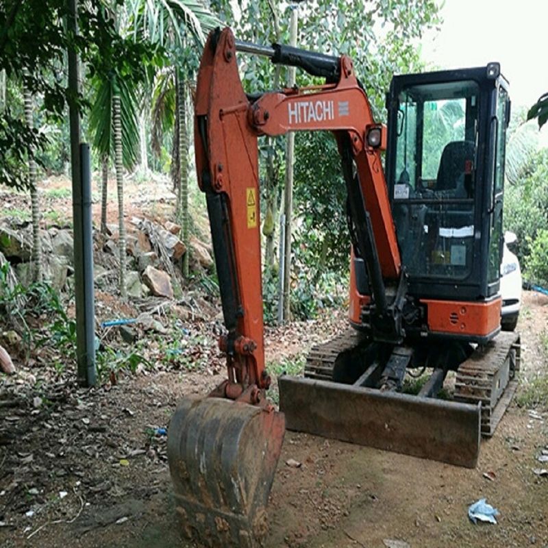 ใช้ Hitachi zx35 crawler excavator 3.5 ตัน mini zx35u excavator พร้อมอุปกรณ์ติดตั้ง
