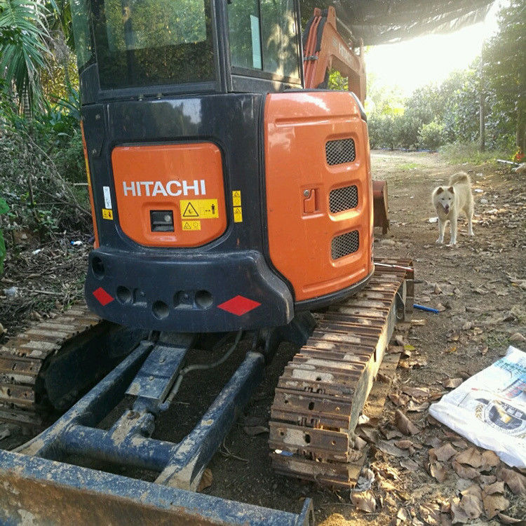 ใช้ Hitachi zx35 crawler excavator 3.5 ตัน mini zx35u excavator พร้อมอุปกรณ์ติดตั้ง
