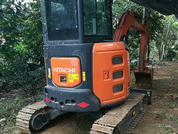 ใช้ Hitachi zx35 crawler excavator 3.5 ตัน mini zx35u excavator พร้อมอุปกรณ์ติดตั้ง