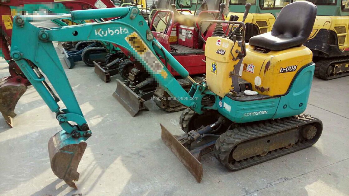 เครื่องขุดไฮดรอลิกมือสอง Kubota08 คุณภาพดี / เครื่องขุดขนาดเล็กมือสอง Kubota08 สาเหตุญี่ปุ่น ราคาถูก