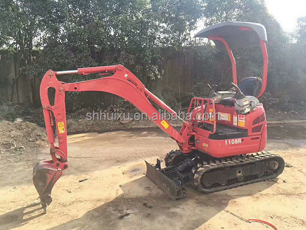 เครื่องขุดไฮดรอลิกมือสอง Kubota17 คุณภาพดี / เครื่องขุดขนาดเล็กมือสอง Kubota17 สาขากําเนิดญี่ปุ่น ราคาถูก