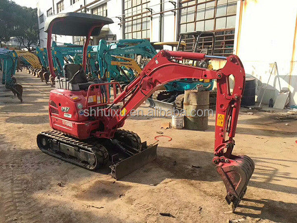เครื่องขุดไฮดรอลิกมือสอง Kubota17 คุณภาพดี / เครื่องขุดขนาดเล็กมือสอง Kubota17 สาขากําเนิดญี่ปุ่น ราคาถูก