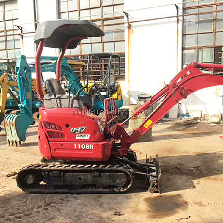 เครื่องขุดไฮดรอลิกมือสอง Kubota17 คุณภาพดี / เครื่องขุดขนาดเล็กมือสอง Kubota17 สาขากําเนิดญี่ปุ่น ราคาถูก