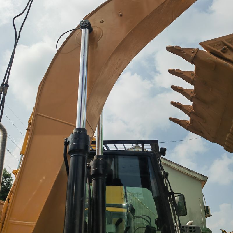 เครื่องขุดไฮดรอลิกที่ใช้แล้ว CAT320D 330 320GC เครื่องขุดพ่วงมือสอง