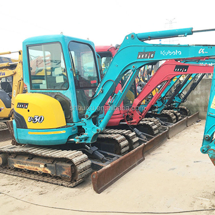 เครื่องขุดถังไฮดรอลิกมือสอง Kubota30 คุณภาพดี/เครื่องขุดถังขนาดเล็กมือสอง Kubota30 สาขากําเนิดญี่ปุ่น ราคาถูก