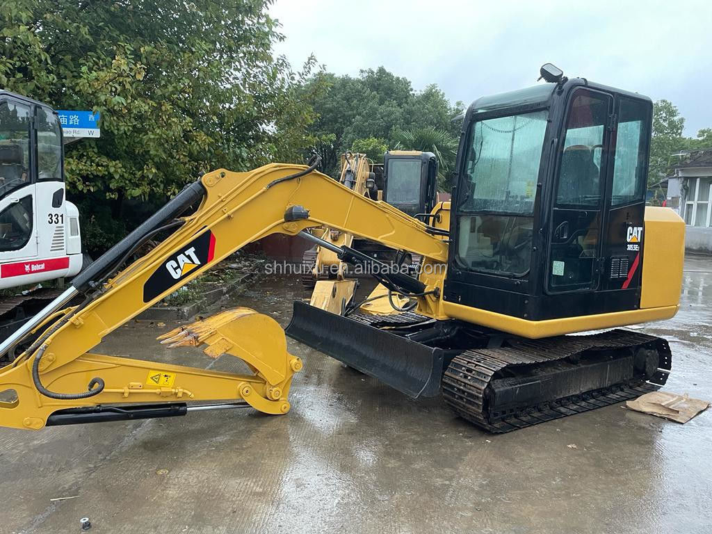 แมวใช้ excavator crawler 305.5 e2 มือสอง mini excavator Cat305.5E excavator ด้วยราคาถูก CAT 303 แมว 306 excavator