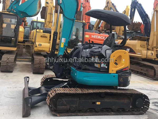 เครื่องขุดขนาดเล็กมือสอง Kubota55 สาเหตุญี่ปุ่น ราคาถูก/เครื่องขุดไฮดรอลิกมือสอง Kubota55 คุณภาพดี