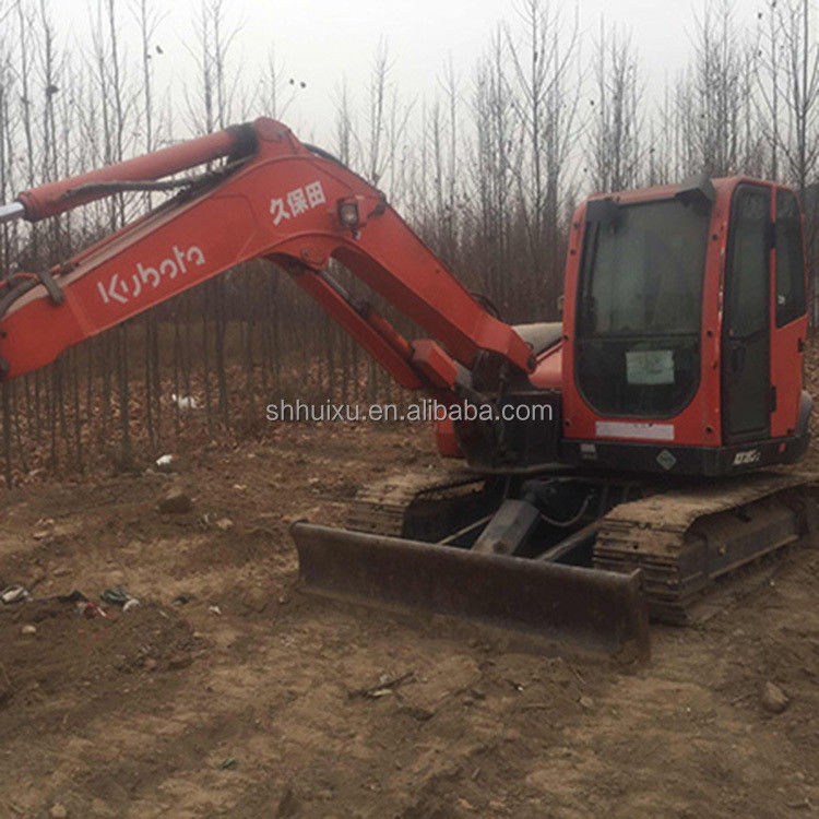 เครื่องขุดขนาดเล็กที่มีคุณภาพสูง Kubota185 ที่มาจากญี่ปุ่น ราคาถูกมือสอง เครื่องขุดไฮดรอลิก