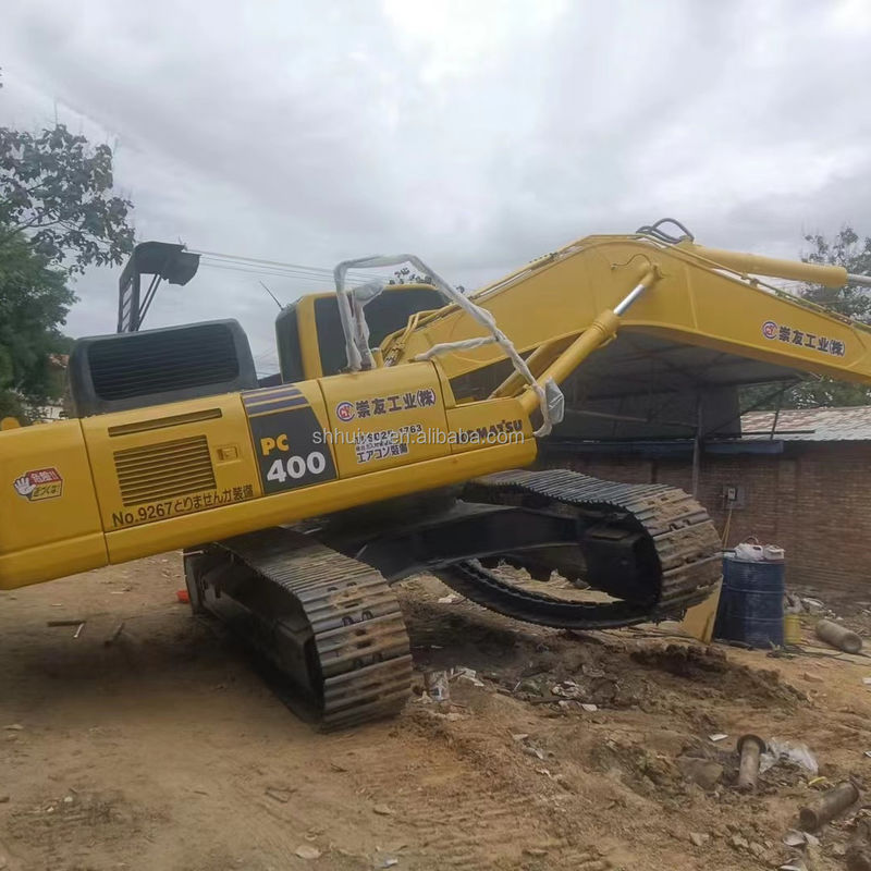 ใช้ญี่ปุ่น komatsu400 เครื่องขุดแคลน 12 ตัน komatsu 400 เครื่องขุดด้วยสีเดิม