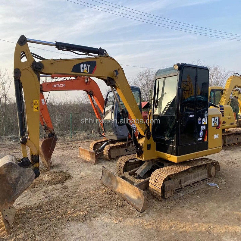 เครื่องก่อสร้างมือสอง เครื่องขุดแคลน เครื่องขุดแคลน Cat306e คุณภาพดี ราคาถูก/มือสอง มินิ Cat306e แบรนด์ญี่ปุ่น
