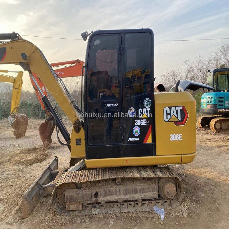เครื่องก่อสร้างมือสอง เครื่องขุดแคลน เครื่องขุดแคลน Cat306e คุณภาพดี ราคาถูก/มือสอง มินิ Cat306e แบรนด์ญี่ปุ่น