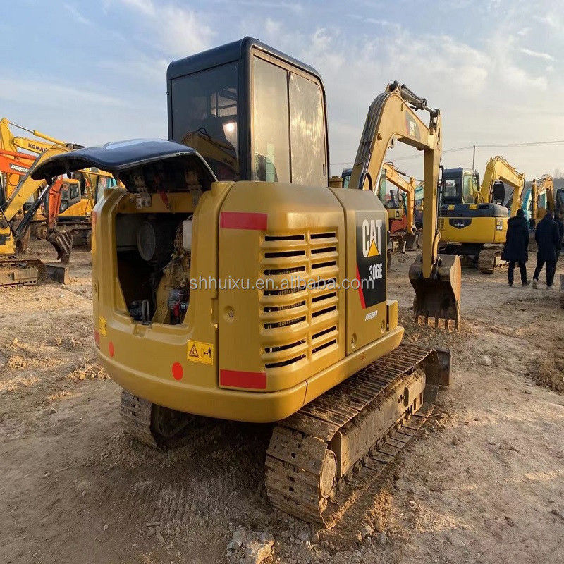 เครื่องก่อสร้างมือสอง เครื่องขุดแคลน เครื่องขุดแคลน Cat306e คุณภาพดี ราคาถูก/มือสอง มินิ Cat306e แบรนด์ญี่ปุ่น