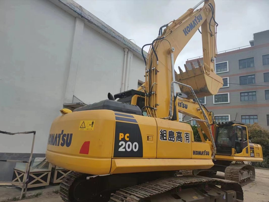 25.6TON เครื่องขุด Komatsu PC 200 มือสอง / เกือบใหม่ / เครื่องขุด Komatsu PC 200-5 มือสอง