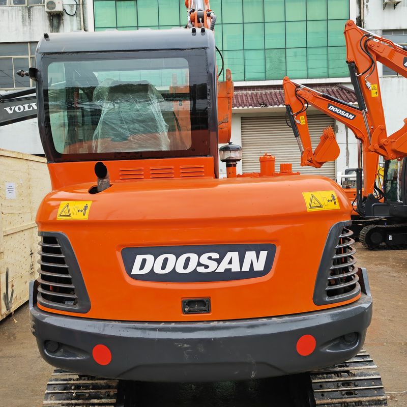 เครื่องขุด Mini Doosan มือสอง Dx55 มินิ Digger สีเดิม