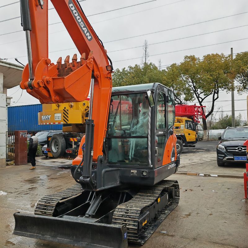เครื่องขุด Mini Doosan มือสอง Dx55 มินิ Digger สีเดิม