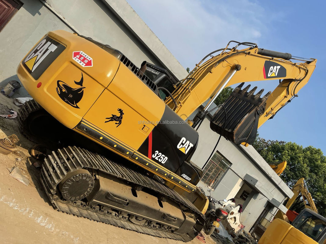 เครื่องขุด Caterpillar 325bl มือสอง เครื่องขุด CAT325D สําหรับขาย Caterpillar ในคลัง