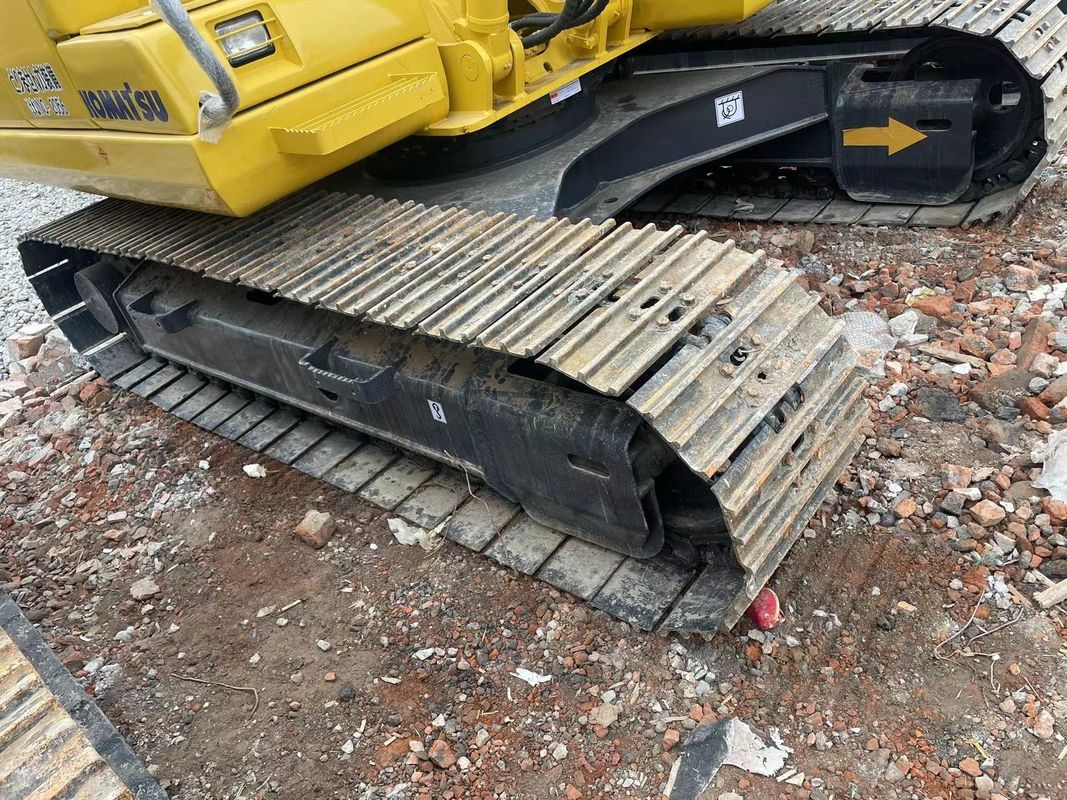 เครื่องจักรก่อสร้างญี่ปุ่นที่ใช้แล้ว พัฒนา Komatsu PC130 เครื่องขุด/อุปกรณ์หนักที่ใช้แล้ว/Komatsu เครื่องขุดที่ใช้แล้ว PC 130 Thumb