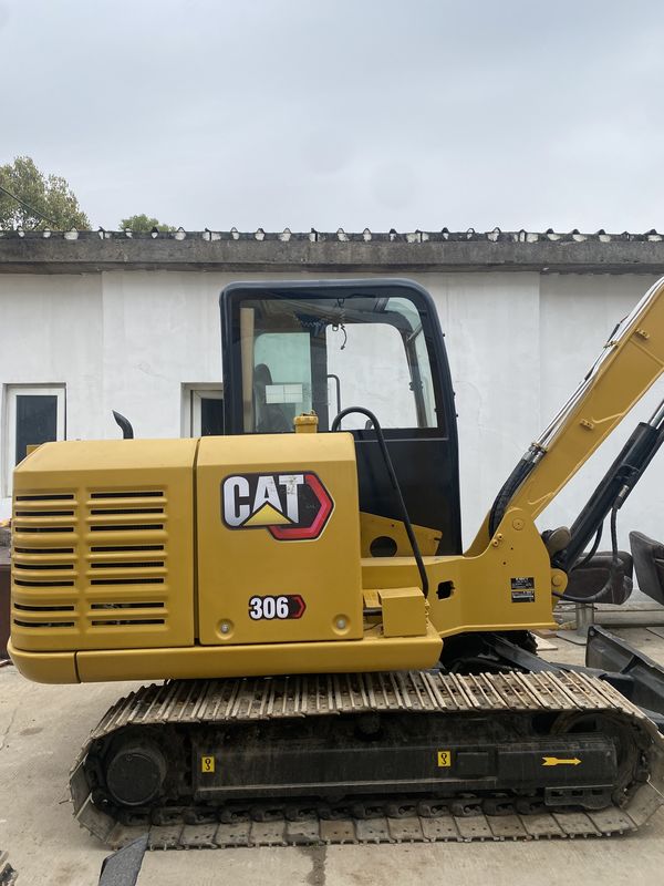 ใช้ CAT 306E Excavator ใช้แคร์เปิลเลอร์ mini excavator ใช้ excavator ความจุถัง 0.25cbm