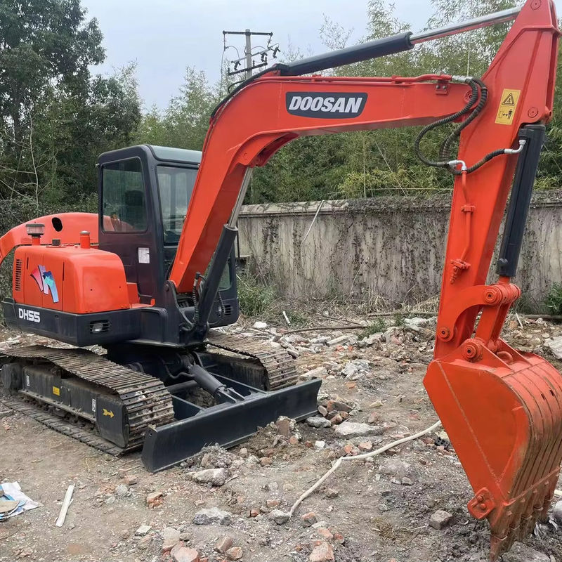 Doosan DH55 DX55 DH60 DX60 เครื่องขุดที่ใช้ 5.25 ตัน เครื่องขุดที่ใช้
