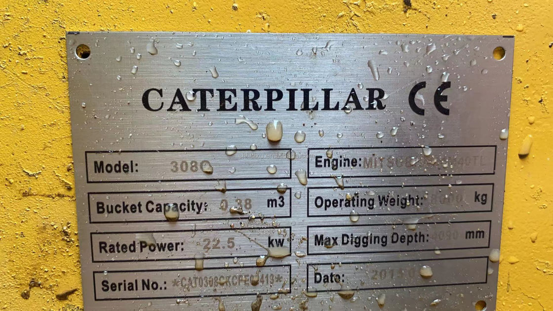 เครื่องขุดที่ใช้ CAT308 CAT 308c เครื่องขุดสําหรับเครื่องจักรหนัก CAT 303 CAT 306