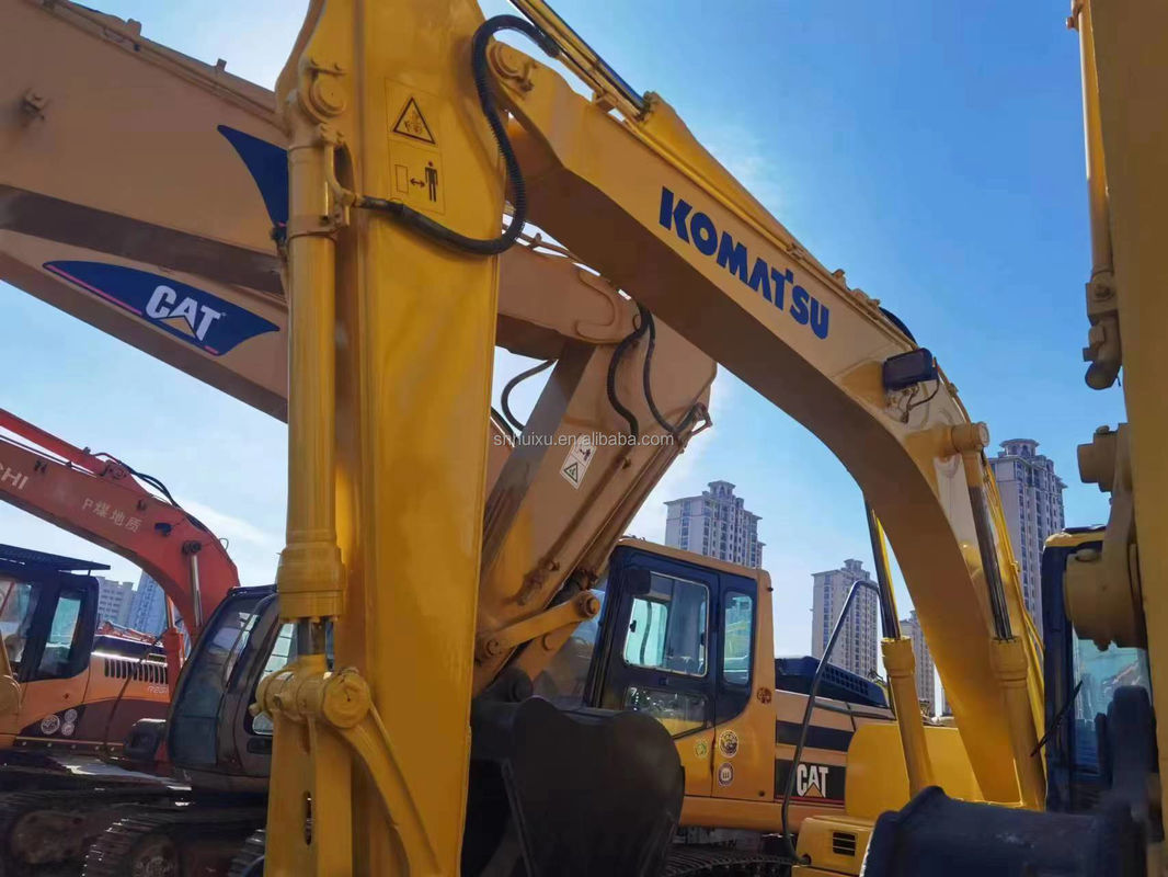 เครื่องขุดดินมือที่ใช้ Komatsu PC110 เครื่องจักรมือที่ใช้ เครื่องขุดโปสต์โฮลมือที่ใช้ เครื่องขุดมือสอง สําหรับขาย