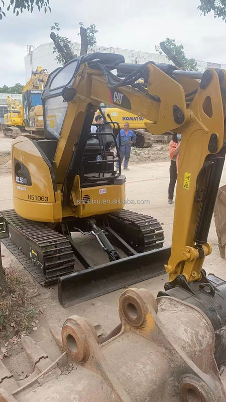เครื่องขุดขนาดเล็กที่ใช้แล้ว Caterpillar Cat 302.5 Excavator เครื่องขุดขนาดเล็กขนาด 2 ตัน เครื่องจักรงานหลายฟังก์ชันในขายร้อน CAT 303 Caterpillar ในสต็อค cat 306 excavator