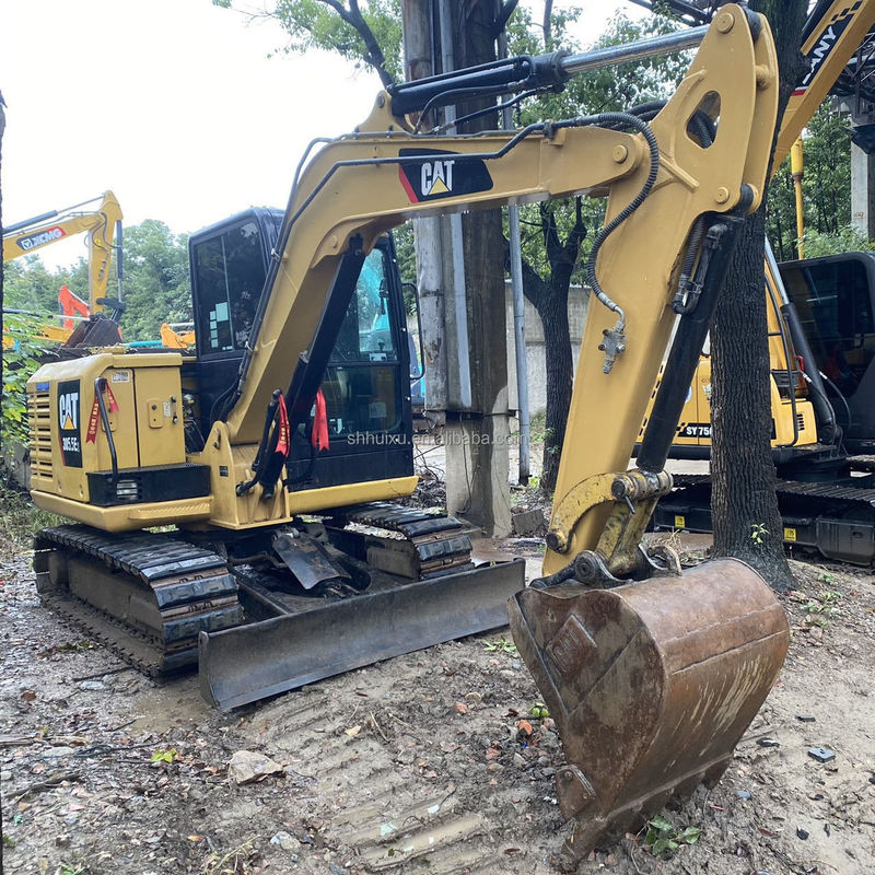 แมวที่ใช้ 305.5 crawler excavator mini catterpillar 305.5E2 สําหรับขาย จีน cat305.5 CAT 303 Caterpillar ในคลัง แมว 306 excavator