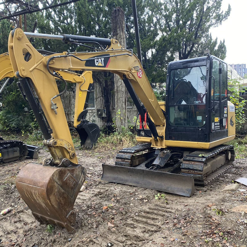 แมวที่ใช้ 305.5 crawler excavator mini catterpillar 305.5E2 สําหรับขาย จีน cat305.5 CAT 303 Caterpillar ในคลัง แมว 306 excavator