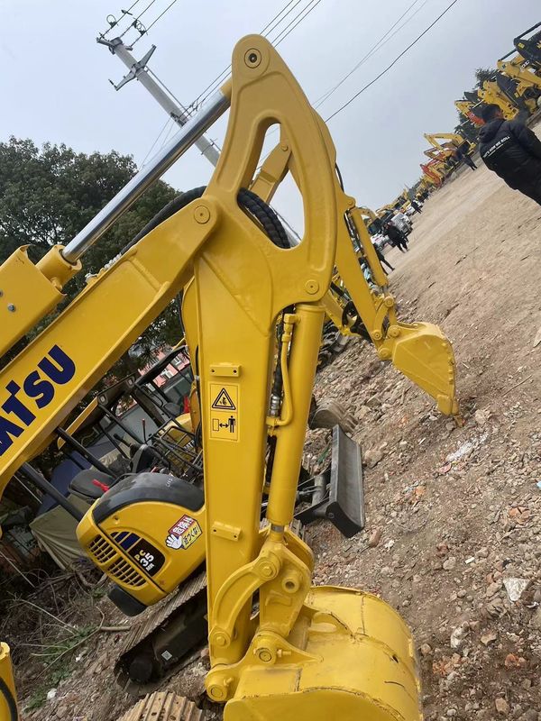 เครื่องขุดขนาดเล็กมือสอง Komatsu PC35 ไม่มีแท็กบิ๊ก เครื่องขุดขนาดเล็กมือสอง เครื่องจักรขุดขนาดเล็กมือสองสําหรับขาย