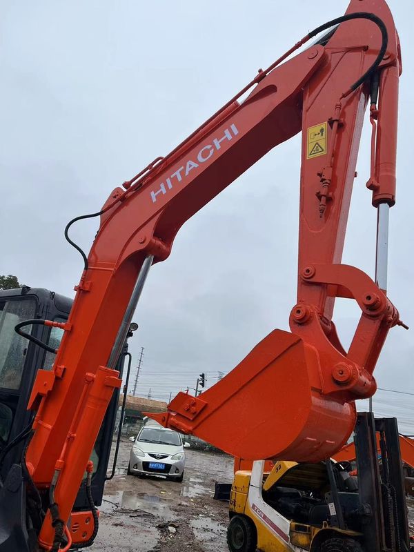เครื่องขุดขนาดเล็กมือสอง ฮิตาชิ 50U excavator เครื่องจักรกลขนาดเล็กมือสอง 5 ตัน มือสองใช้ยางสาน mini excavators