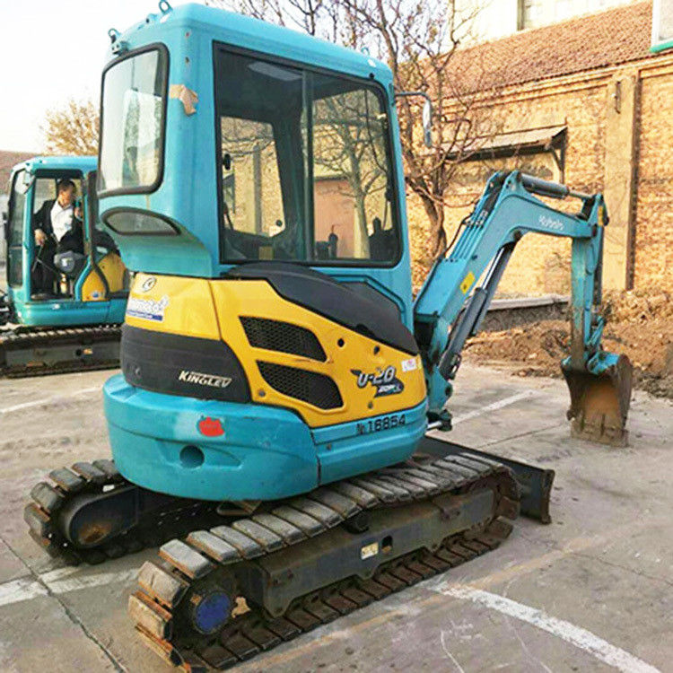 2ton ใช้ Kubota U-20 Crawler Excavator สภาพดี KUBOTA U-20 mini ใช้ excavator กับเครื่องขุดขนาดเล็ก