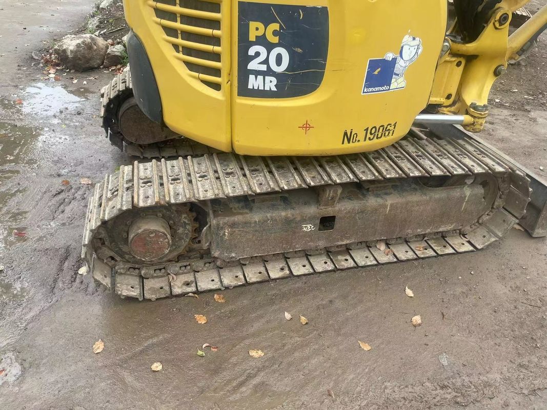 ราคาต่ําในสต็อค excavator crawler Komatsu PC20 กับแท็กบิค excavator มือสองญี่ปุ่น ใช้ Komatsu hydraulic crawler excavator ใช้