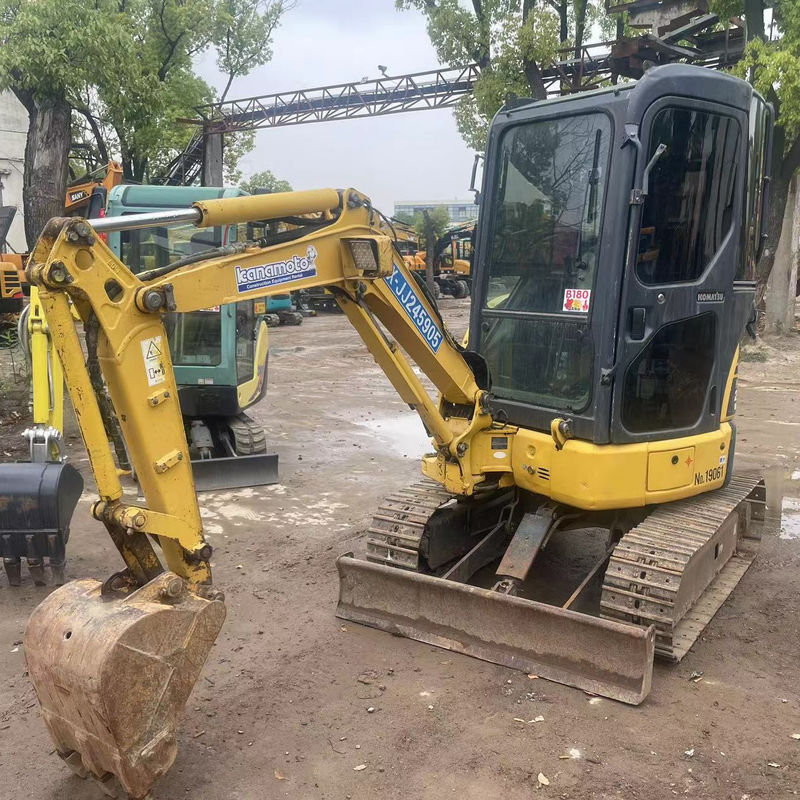 เครื่องขุดขนาดเล็กที่ดีที่สุด Komatsu PC20 กับแท็กซี่ เครื่องขุดขนาดเล็ก เครื่องจักรกลที่ใช้งาน เครื่องขุดขนาดเล็ก